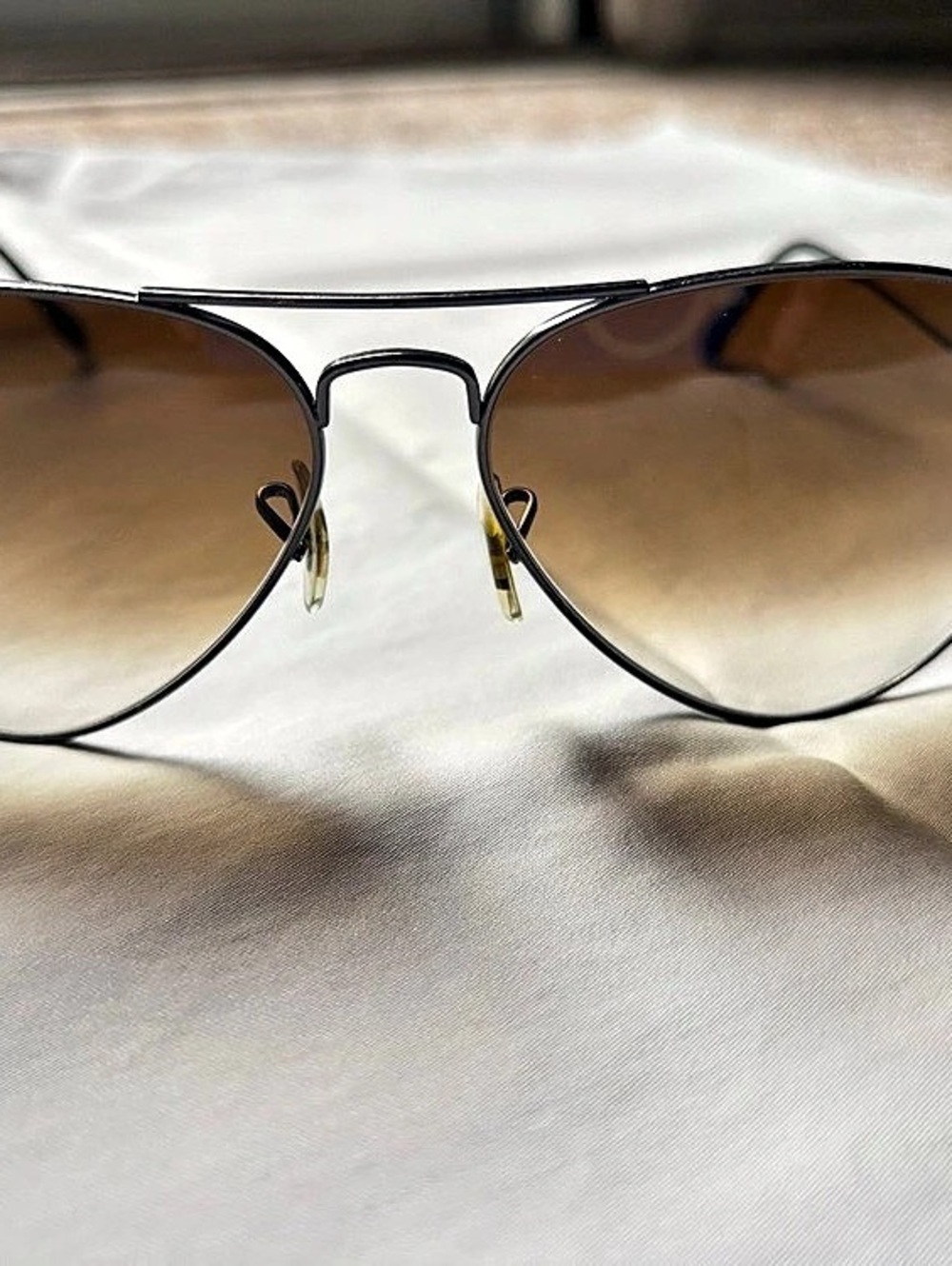 Ray-Ban Aviator Gradient Sunglasses Black & Brown
